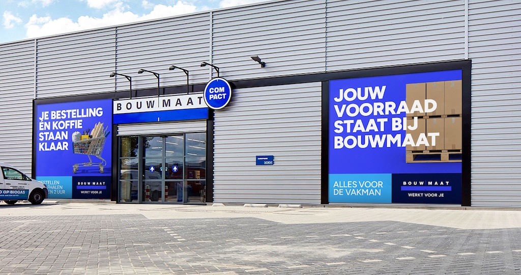 Goulotte à gravats flexible Stortslurf® en cours d'utilisation sur un chantier