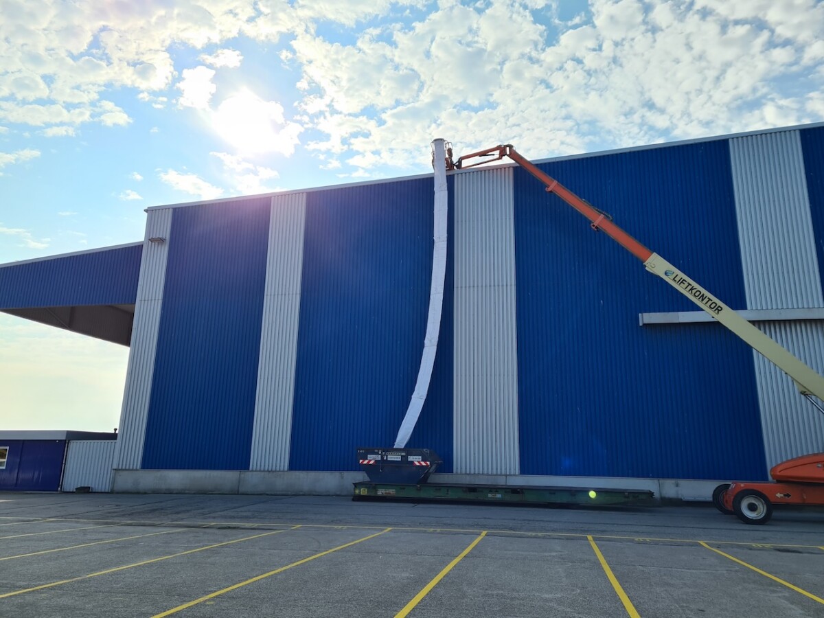 Goulotte à gravats flexible Stortslurf® Ø50 cm