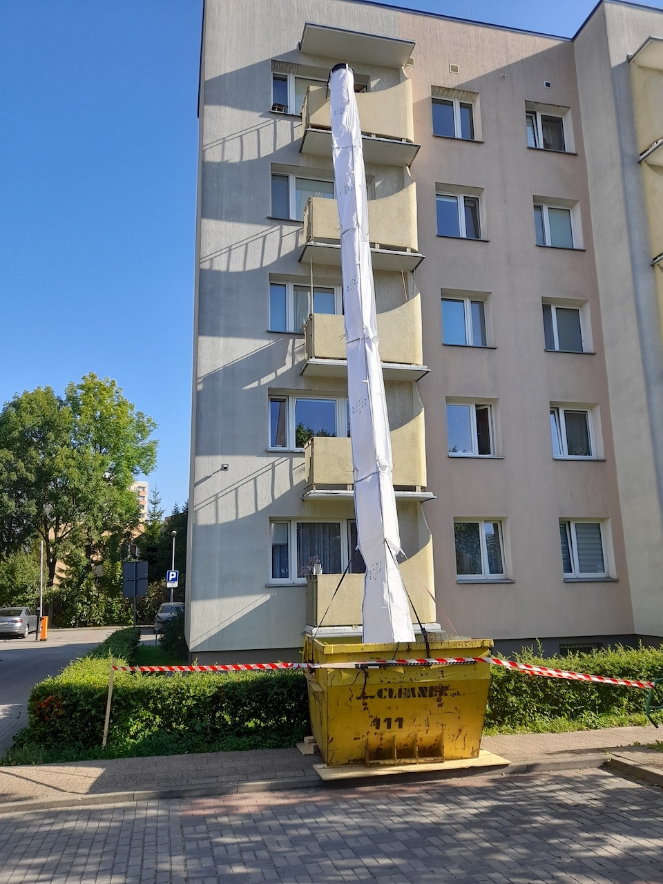 Goulotte à gravats flexible Stortslurf® Ø50 cm