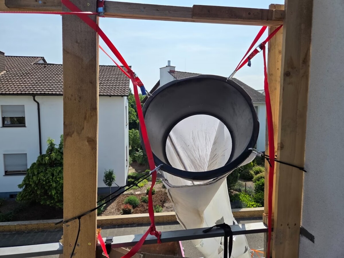 Entonnoir de remplissage Ø50 cm pour goulotte à gravats Stortslurf®