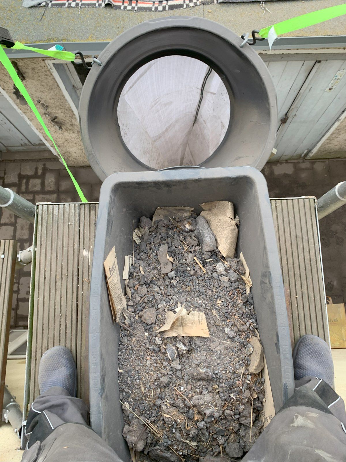 Entonnoir de remplissage Ø50 cm pour goulotte à gravats Stortslurf®