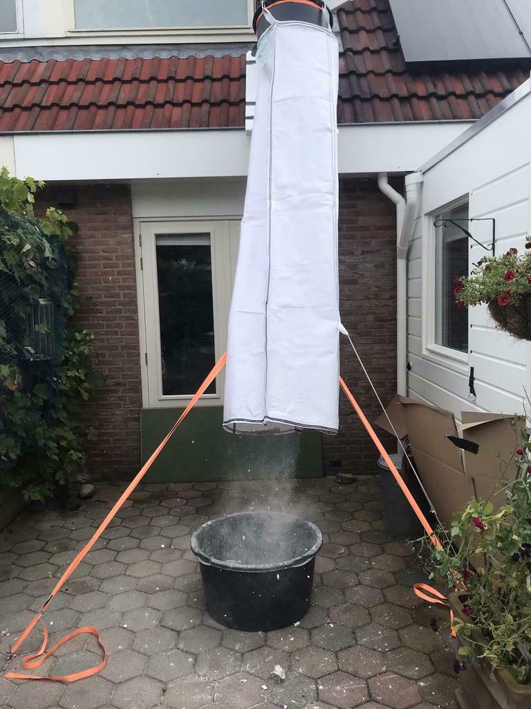 Sangle d’arrimage pour goulotte à gravats Stortslurf®